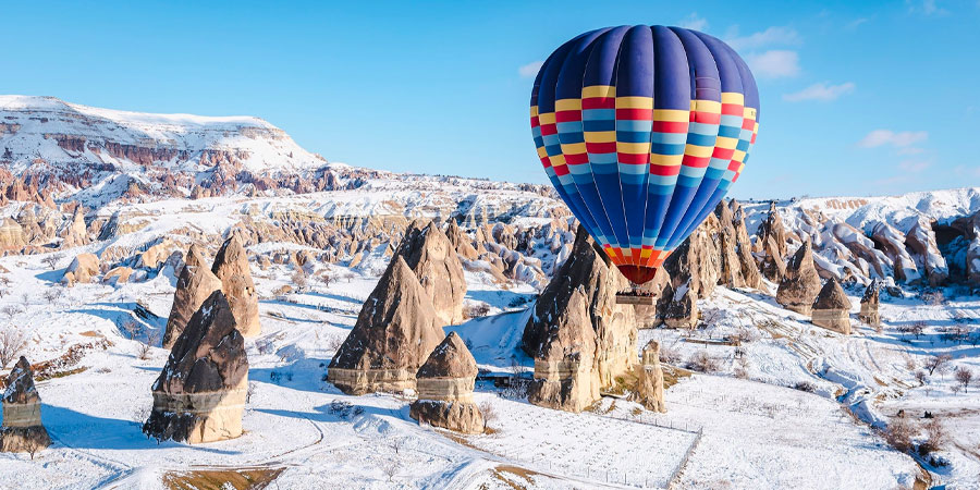 Kapadokya Kışın Balon Turu